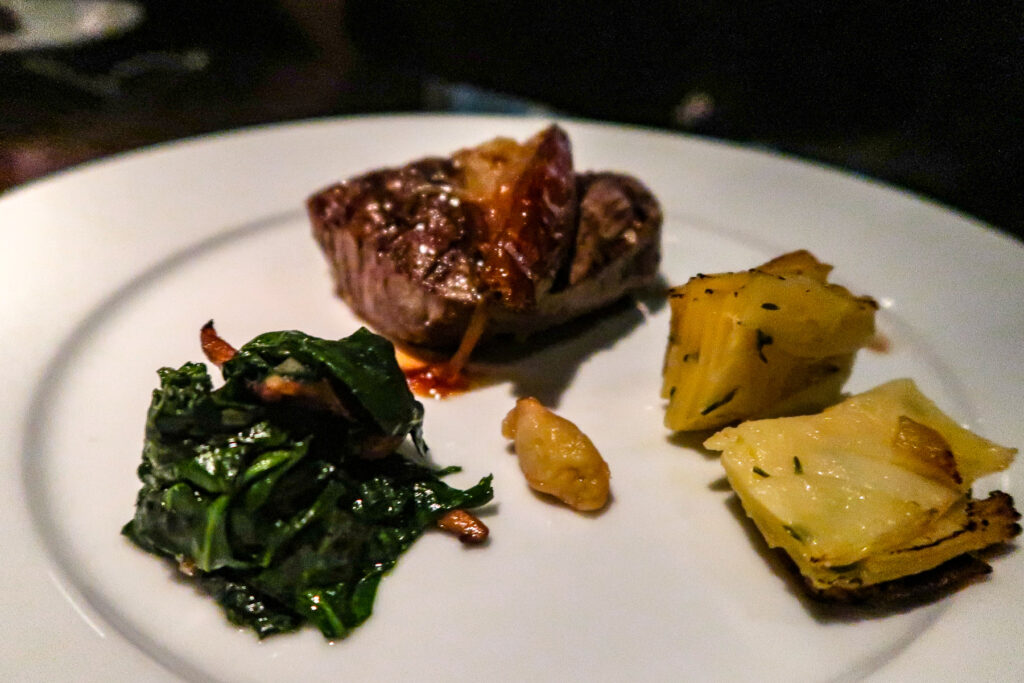 Hertfordshire Beef Fillet | Fine Dining at Aqua Shard, London Bridge Review of the Restaurant | Food & Drink Guide | Elle Blonde Luxury Lifestyle Destination Blog