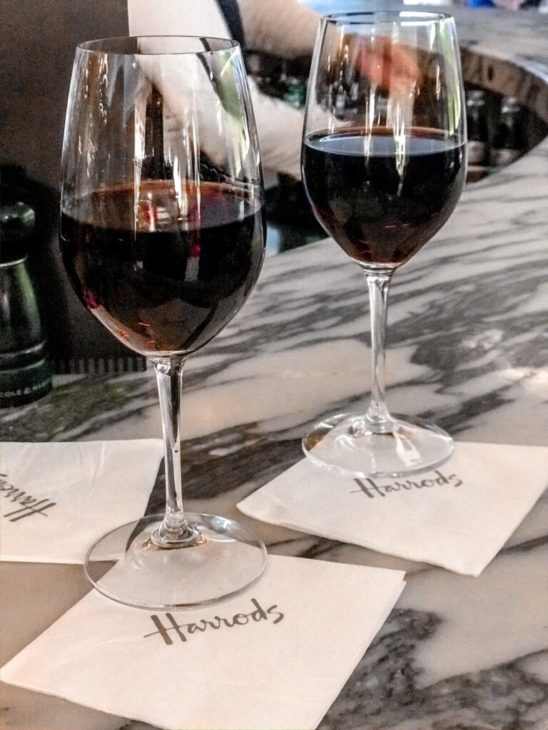 Harrods Cianti Bar | Dining in London | Review of the Restaurant | Food & Drink Guide | Elle Blonde Luxury Lifestyle Destination Blog