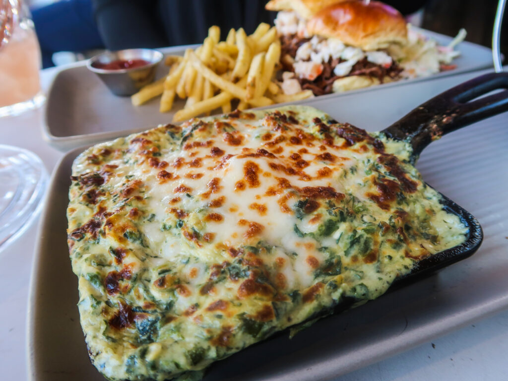 Hexx Brunch Spinach Dip | 7 Night Itinerary for Las Vegas | If you're looking to plan things to do in Vegas here's what we got up to on our 6th visit | Travel Tips | Elle Blonde Luxury Lifestyle Destination Blog | Discover The Best Places To Eat Amazing Food In Vegas