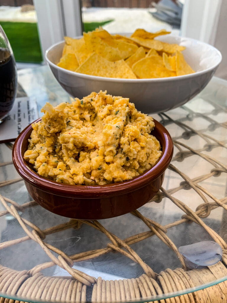 Hummus for chips | Quarantine Homemade Left Over Cupboard Store Item Recipes | Elle Blonde Luxury Lifestyle Destination Blog