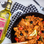 Spanish Chicken & Chorizo Paella | | Quarantine Homemade Left Over Cupboard Store Item Recipes | Elle Blonde Luxury Lifestyle Destination Blog | 3 Non-Toxic Cookware Benefits And Why You Need To Use