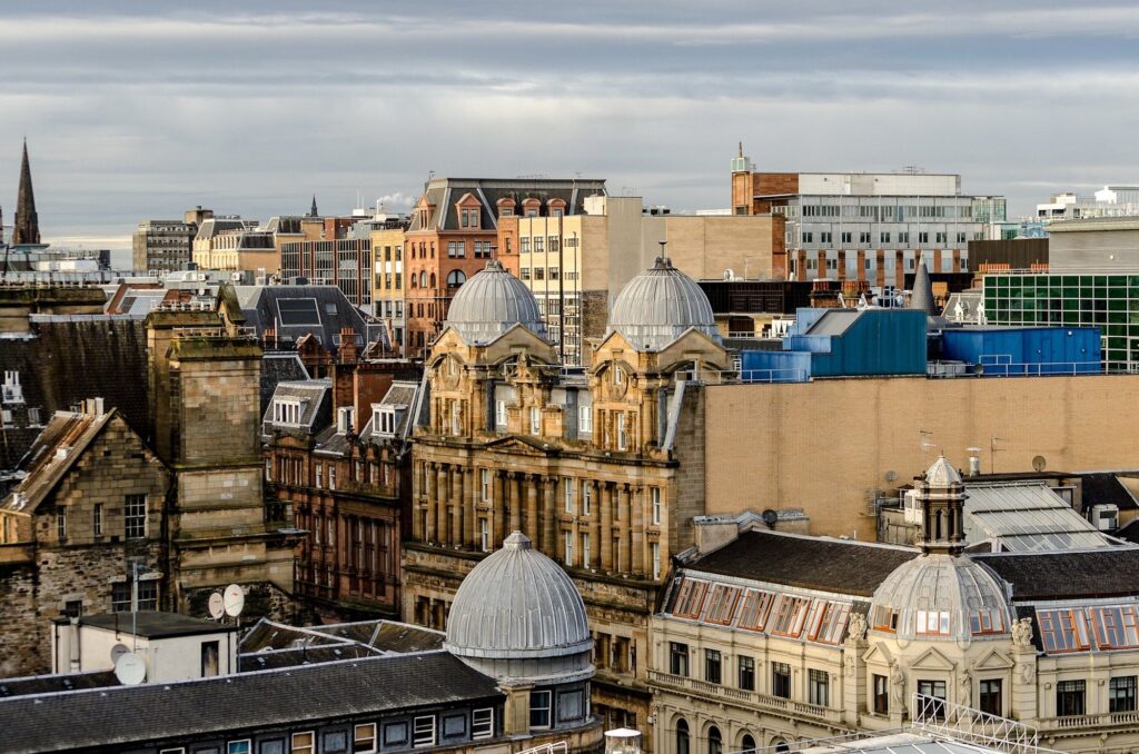 Glasgow Skyline | Visit Glasgow, one of Scotland's most vibrant and exciting cities | 4 Things to see and do on your UK Staycation | Travel Guide & Tips | Elle Blonde Luxury Lifestyle Destination Blog