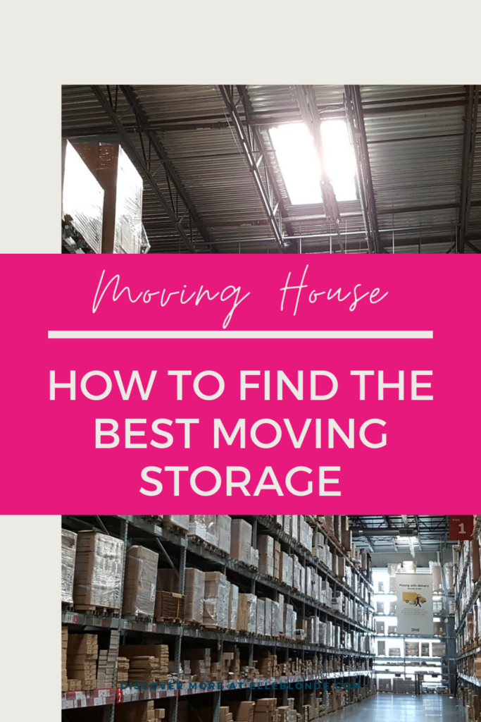 Finding the best storage in London | Moving house | Elle Blonde Luxury Lifestyle Destination Blog