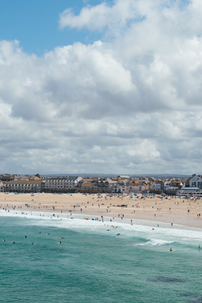 St Ives beach | | Top 5 incredible places to visit on your Cornwall staycation | Travel Tips | Elle Blonde Luxury Lifestyle Destination Blog